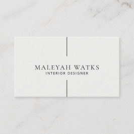 Minimale Visitenkarte