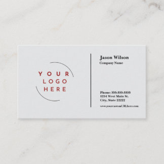 Minimale Visitenkarte für kundenspezifische Logos