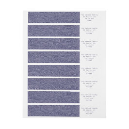 Minimale Weihnachts-Blauer Spaß Doodle Rücksendead