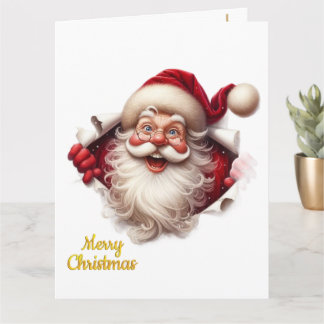 Minimale Weihnachts-Postkarte | Line Art Tree | Ka Karte
