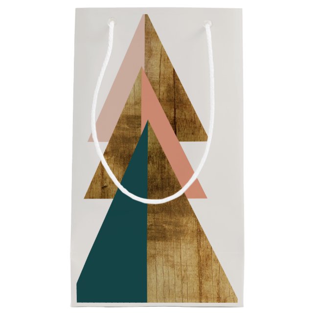 Minimale Weihnachtsbaum-Geschenktasche Kleine Geschenktüte (Vorderseite)