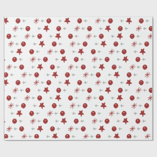 Minimale Weihnachtsfreude-Muster Geschenkpapier