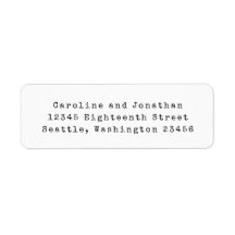 Minimale White Retro Schreibmaschine Schriftart Rü