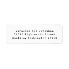 Minimale White Retro Schreibmaschine Schriftart Rü