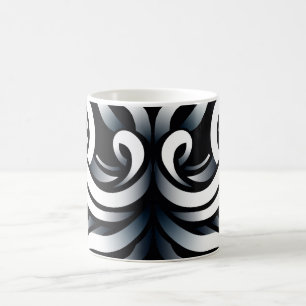 Minimale Zen-Heilige Geometrische Mandala-Abstrakt Kaffeetasse