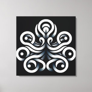 Minimale Zen-Heilige Geometrische Mandala-Abstrakt Leinwanddruck