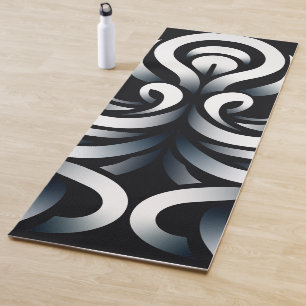 Minimale Zen Heilige Geometrische Mandala-Abstrakt Yogamatte