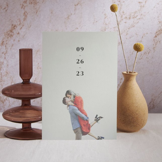 Minimale Ziffern Hochzeit speichern das Datum Save The Date (Von Creator hochgeladen)