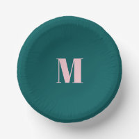 Minimaler Anfangsbuchstabe des Monogramms grün ros