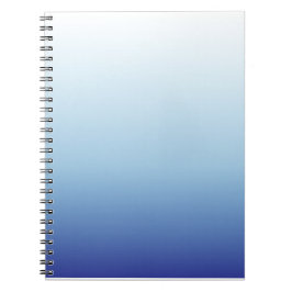 Minimaler blauer Farbverlauf-Hintergrund Notizblock