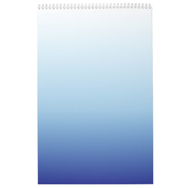 Minimaler Blauverlauf-Hintergrund Kalender (Titelbild)