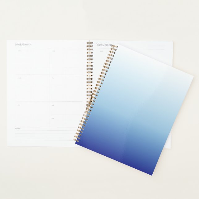 Minimaler Blauverlauf-Hintergrund Planer (Anzeige)