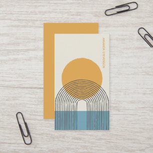 Minimaler Bogen des 20. Jahrhunderts II Visitenkarte