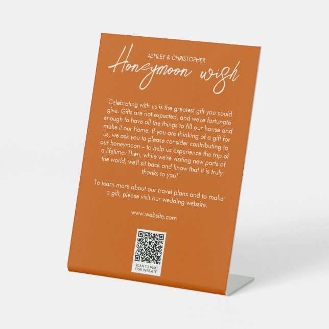 Minimaler Botanischer Orangenfliegenfonds Sockelschild (Vorderseite)
