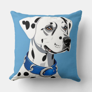 Minimaler Dalmatiner Hund Eleganter Hunde-Liebhabe Kissen
