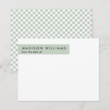 Minimaler Dot Stilvolle moderne moderne Note Card