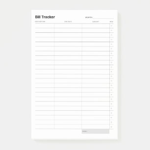 Minimaler einfacher Kostengünstiger Post-it Klebezettel