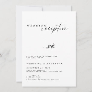 Minimaler Elopement Empfang Hochzeit Foto laden