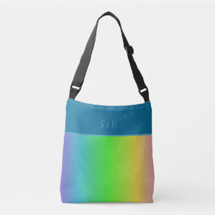 minimaler farbiger LGBTQ Gay Pride Monat Tragetaschen Mit Langen Trägern