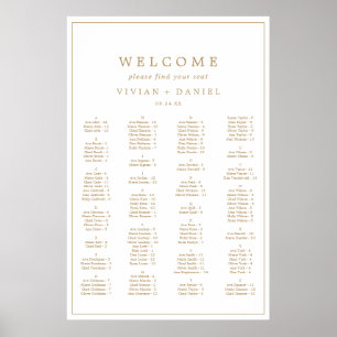Minimaler goldener typografischer alphabetischer S Poster