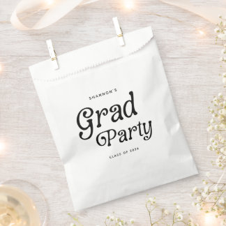 Minimaler Grad Party Retro Abschluss Geschenktütchen