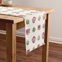 Minimaler indischer floraler Blockdruck-Stil