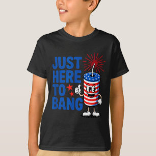 Minimaler Knall Feuerwerkskörper 4. Juli T-Shirt