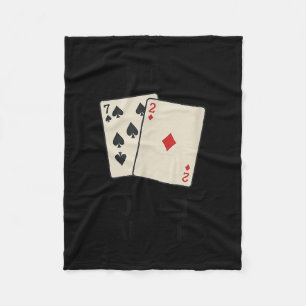 Minimaler lustiger Poker, ich falte nicht einmal m Fleecedecke