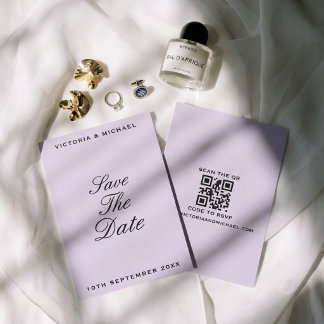 Minimaler Luxus Altes Geld Flieder Editoriale Hoch Save The Date