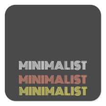 minimaler, moderner Aufkleber mit Bearbeitungstext