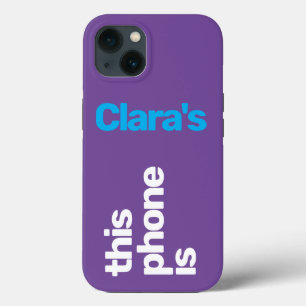 minimaler moderner individuelle Name Case-Mate iPhone Hülle