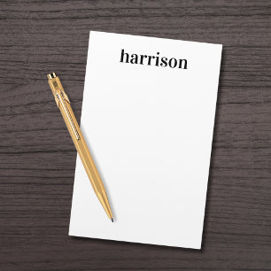 Minimaler moderner Monogrammname Briefpapier