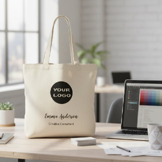 Minimaler moderner Profi | Ihr Logo Tragetasche