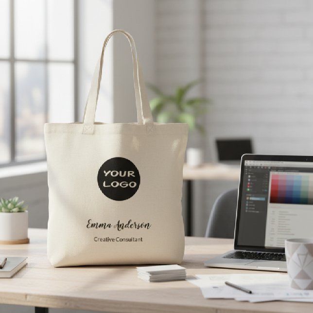 Minimaler moderner Profi | Ihr Logo Tragetasche (Von Creator hochgeladen)