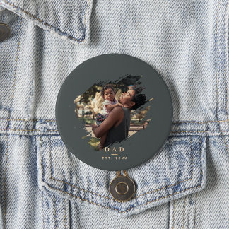 Minimaler moderner trendiger Photopop Grün zum Vat Button