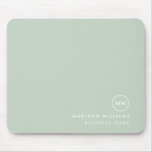 Minimaler Monogramm-Maus-Pad Mousepad