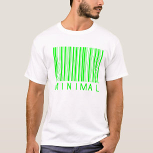 minimaler Musikbarcodeentwurf T-Shirt