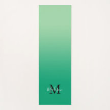 Minimaler Name für grüne Gradient Monogram-Skripte