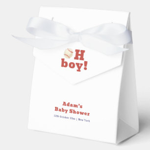 Minimaler Oh-Junge-Schläger Baseball Sport Baby Sh Geschenkschachtel