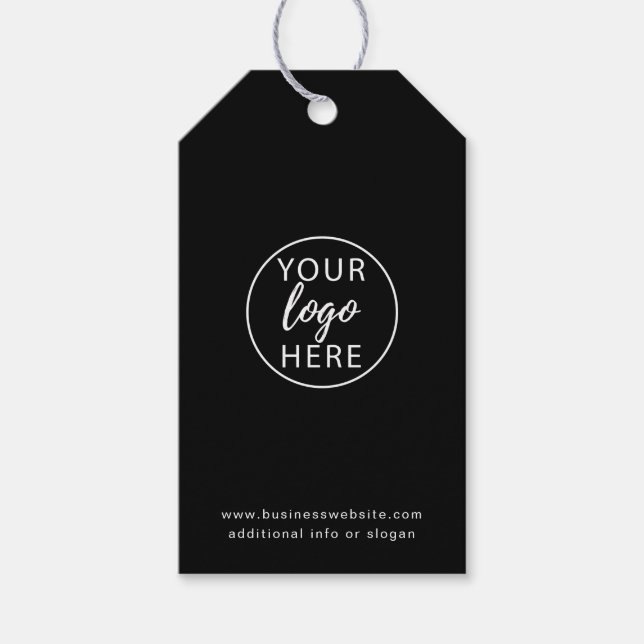 Minimaler Preis für moderne Business-Logos Geschenkanhänger (Vorderseite)