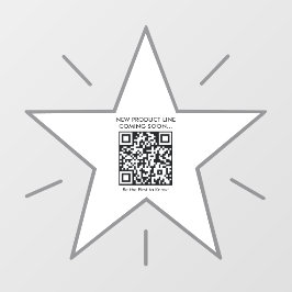 Minimaler QR-Code Werbeaktion Marketing Shop für d Fensteraufkleber