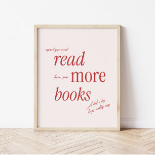 Minimaler Retro-Typografie-Bucheinband Poster