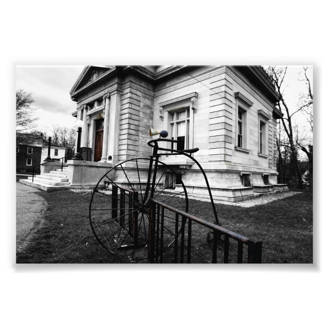 Minimaler Rostdruck Fotodruck (Vorne)