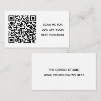 Minimaler Schwarz-weißer QR-Code für kleine Untern