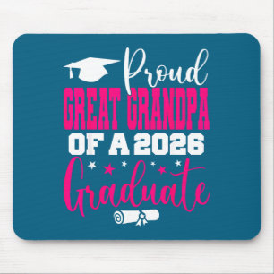 Minimaler Senior 2026 stolzer Urgroßvater Mousepad