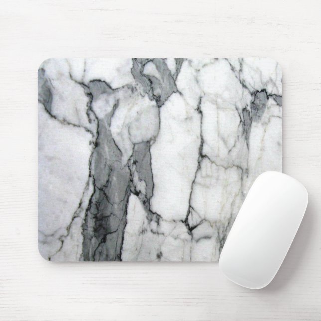 minimaler skandinavischer, moderner, chic-grauer M Mousepad (Mit Mouse)