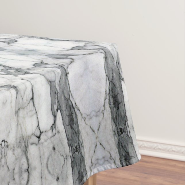 minimaler skandinavischer, moderner, chic-grauer M Tischdecke (Beispiel)