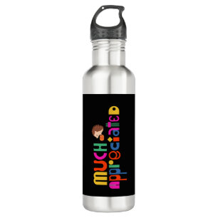 Minimaler Stil bunt viel geschätzt Edelstahlflasche