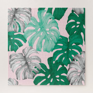 Minimaler Tropischer Monstera Duo-Ton