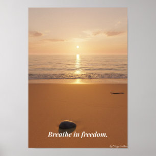 Minimaler Winter-Kalenderposter – Neutrale Wandkun Poster